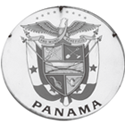 ニューヨークのメインストリー卜に展示された各国のシンボル。パナマ